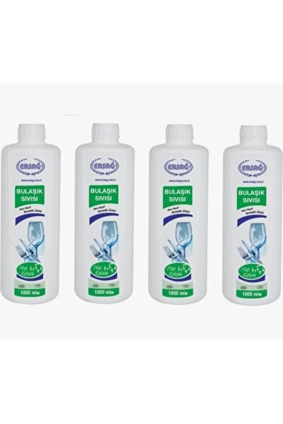 Ersağ سائل غسيل الصحون برائحة عطرة × 4 قطع 1000 مل