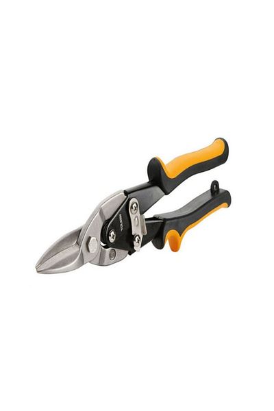 TOLSEN Sheet Metal Shears With Straight Jaws, Forged Head, Shear Length, 10