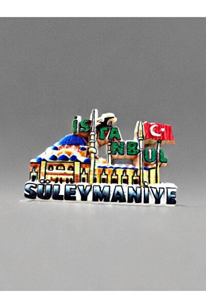 Mundy İstanbul / Süleymaniye Temalı Kabartmalı Polyester Magnet 9cm X 5,5 Cm