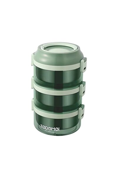 Evistro حاوية تخزين مقاومة للتسرب من الفولاذ المقاوم للصدأ مكونة من 3 طبقات، ...