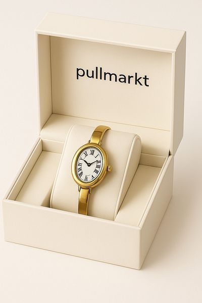 pullmarkt Handcuff Bracelet Watch - the Size of the Handcuffs Is 18 cm and It Is Fixed and Cannot Be Stretched or Shortened R