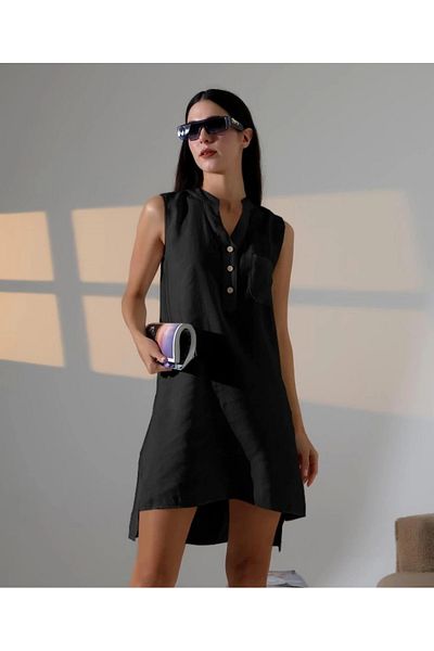 nedo7 Button Detailed Mini Dress