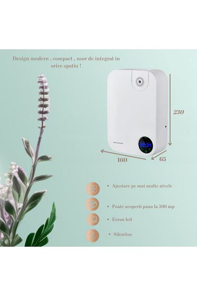 OEM Difuzor aromaterapie automat+ulei esential 100 ml,,programabil,pentru birou,hotel,locuinta,