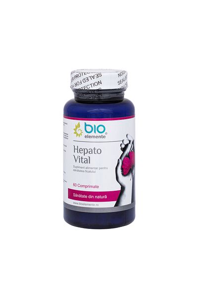 Bio Elemente HEPATO VITAL, Supplement for Liver Regeneration and Protection, 60 Tablets