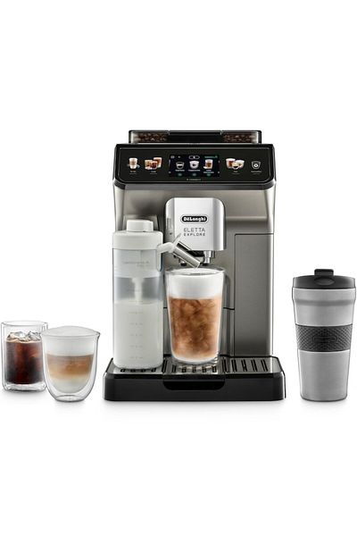 DELONGHİ Espressor automat De'Longhi Eletta Explore ECAM 450.86.T, 1450W, peste 50 de tipuri de băuturi, 19 bare