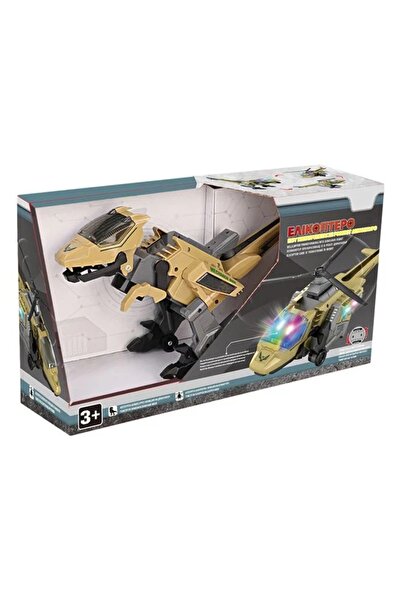 divendi-ro Transformer dinozaur/elicopter, cu sunet și lumini, funcție de miș...