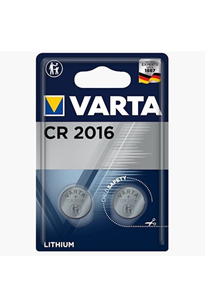 Varta Μπαταρίες λιθίου CR2016 3V 90mAh, Συσκευασία των 2 -