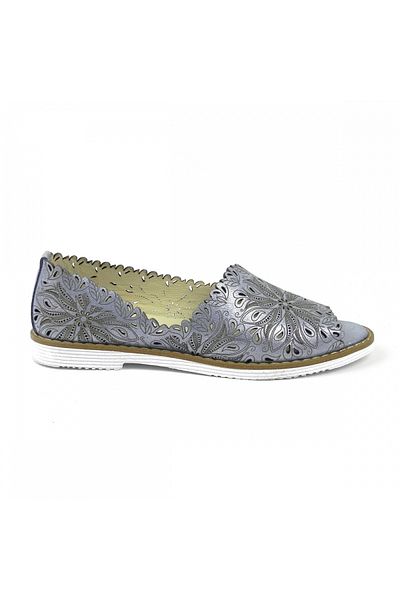 ZAZAMAG Women's casual shoes made of natural leather Romara, blue