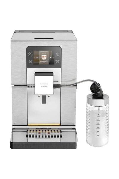 Krups Espressor automat EA877D10, 1550 W, 3 L, 15 bar, Gri/Negru