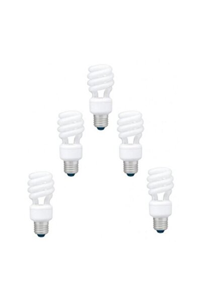 PANASONIC Set 5 economic bulbs EFD11E27HD3E-5, lamp power 11W, equivalent to 55W incandescent