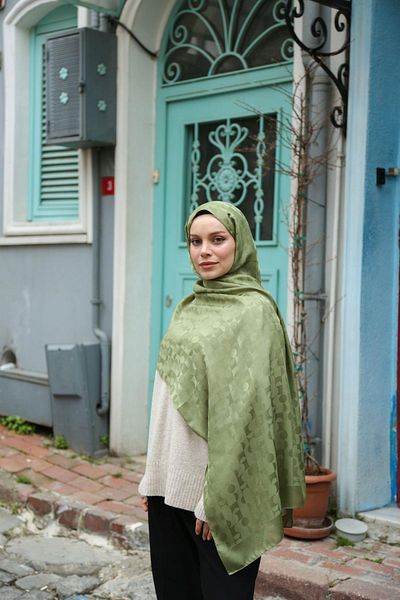 Hint İpek Jacquard Shawl Jakav21-06