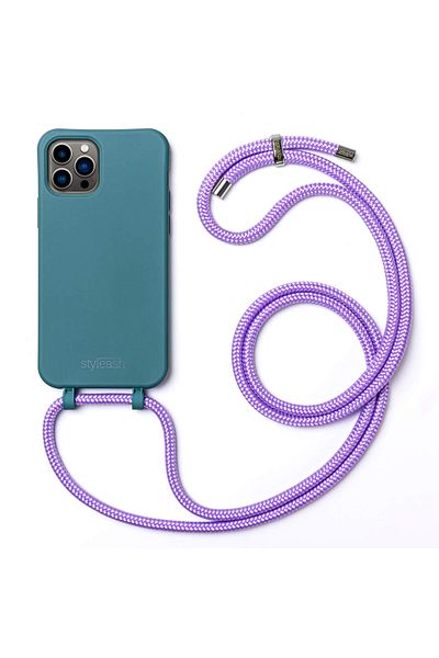 STYLEASH Husa telefon premium din TPU cu snur detasabil Styleash, iPhone 14 Plus