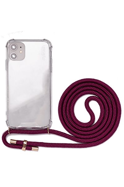 STYLEASH Transparent phone case with integrated cord Styleash, iPhone 12