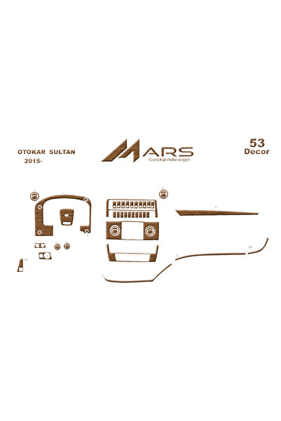 Marscockpitdesign أوتوكار سلطان كونسول-توربيدو 53 قطعة بعد 2015