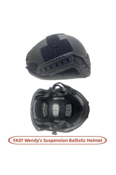 Choice4 خوذة تكتيكية سوداء من كيفلا باليستية ACH عالية القطع وعالية الجودة، م...