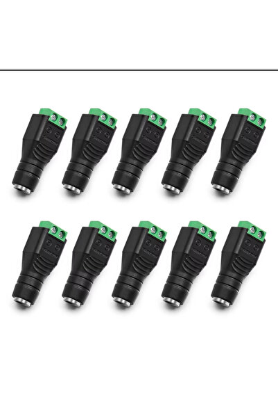Choice1 100Pcs & Above Line Connector 10pcs DC Female Head 5 Pairs Male and F...
