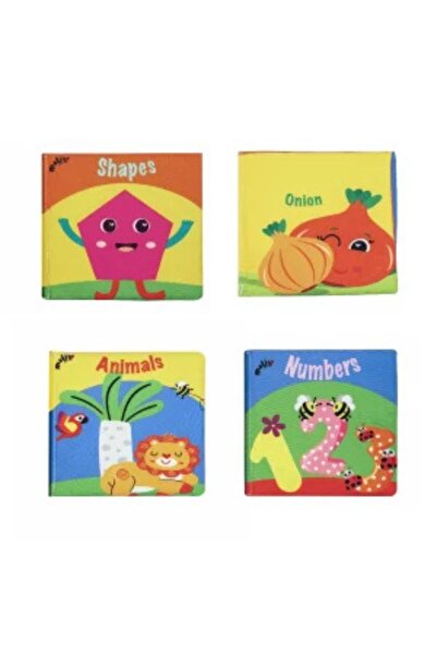 BUDİZZZ My First Book: Set of 4 Soft Books |   Educational and Tactile Book S...