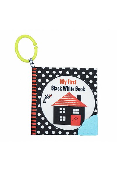 BUDİZZZ My First Baby Book |   Black and White Sensory Book with Rustle and Teethers