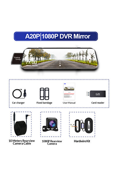 choice2 None A20P-10M RCC-BL 10 Inch Car DVR Car Touch Screen video Recorder ...