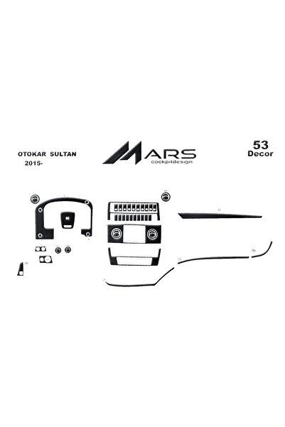 Marscockpitdesign أوتوكار سلطان كونسول-توربيدو 53 قطعة بعد 2015