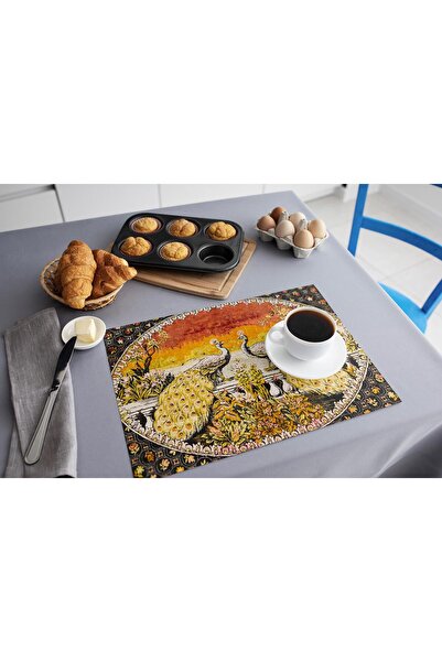 TURKISHRUG KINGDOM Masanıza Tarz Katacak Yıkanabilir Sofra Altlığı