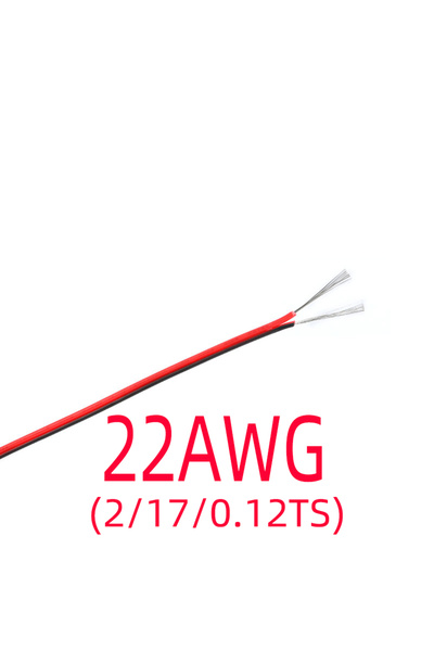 Choice1 سلك تمديد كهربائي 5 متر 22 AWG من النحاس المطلي بالقصدير لشريط LED RG...