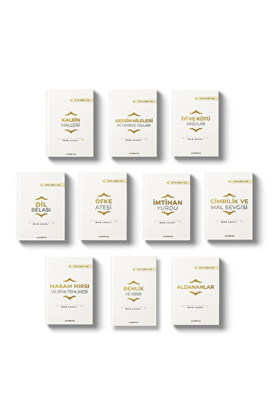 Semerkand Yayınları İmam Gazâli İhya Kalbin ve Nefsin Hastalıkları 10 Kitap-D...