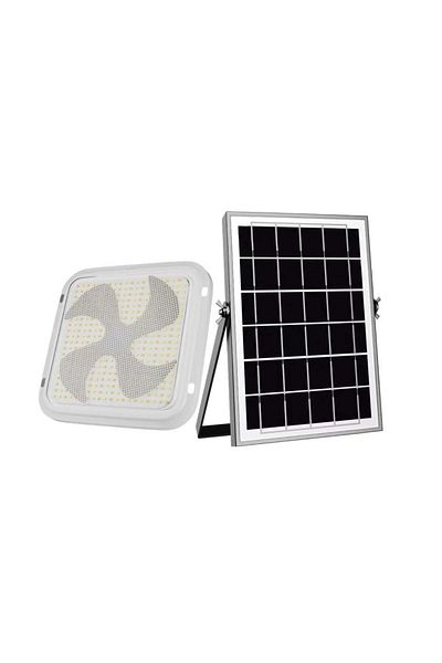 divendi-ro Solar ceiling lamp 300W, with solar panel and remote control, Jortan, 5000lm, 6500k, IP44