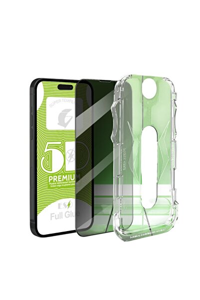 OEM Φιλμ σκληρυμένου γυαλιού 5DFullGlue, γρήγορη εγκατάσταση απορρήτου, καθαρ...