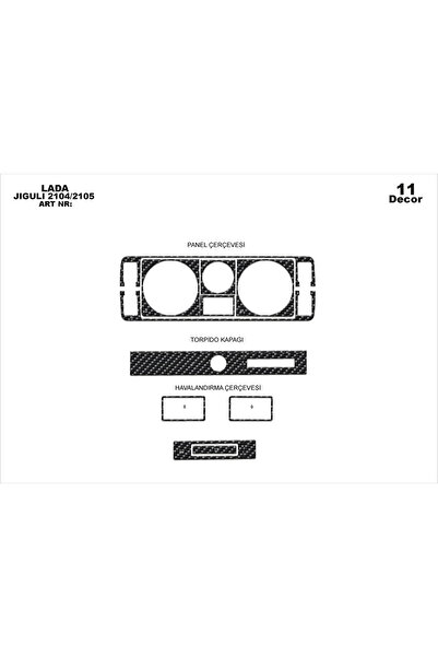 Marscockpitdesign لدّا جيجولي كونسول-توربيدو 2104-2105 11 قطعة