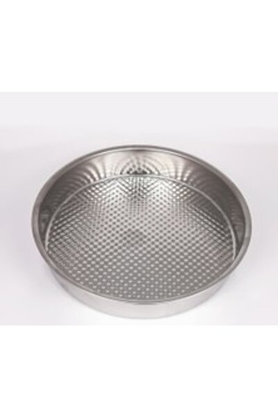 KIZILELMADA Steel Meatball Tray 46 cm Diameter 7 cm Depth – Stainless, Round, Wide Tray”