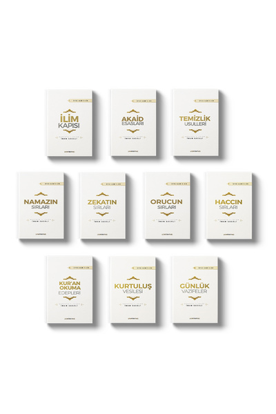 Semerkand Yayınları İmam Gazâli İhya İbadetler 10 Kitap-Kuran, Namaz, Oruç, H...