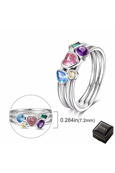 Belora Inel argintiu albastru regal, marca Diora - 8