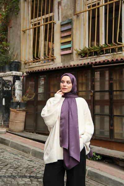 Hint İpek Jacquard Shawl Jakav22-10