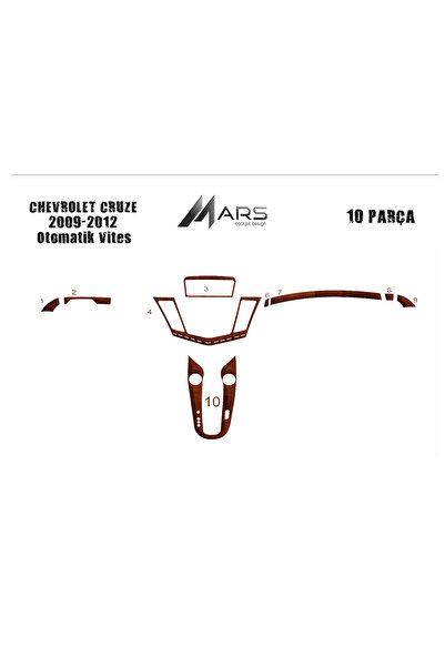 Marscockpitdesign شيفروليه كروز O.Vites كونسول-توبيردو كابلاينج 2009 10 قطع