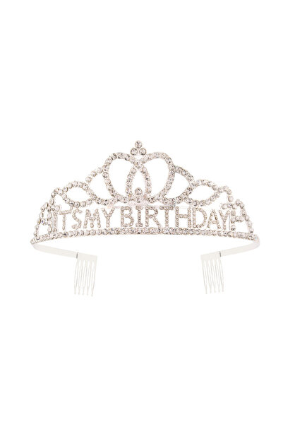 choice2 02 It's My Birthday Tiara Crown Rose Gold Rhinestone Headband Gifts f...
