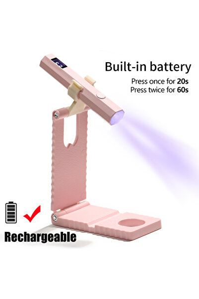 Choice3 مصباح لينموندا مينيكير المحمول بالأشعة فوق البنفسجية للأظافر الجل - ط...