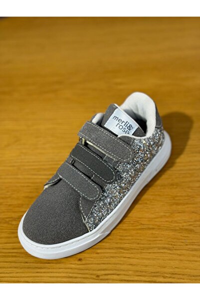 shop Merli&Rose Star Deri Sneaker | Trio Gri Gümüş