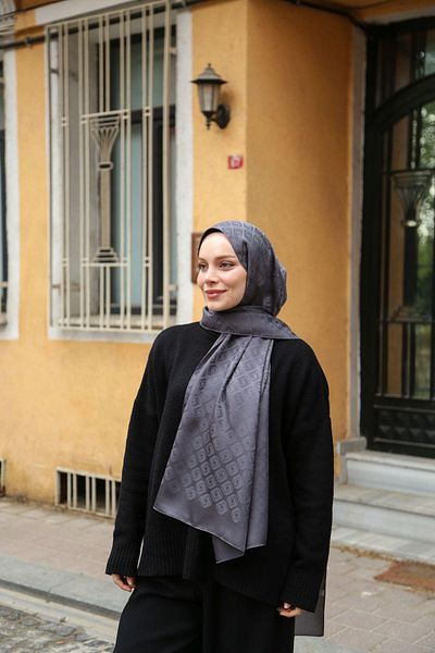 Hint İpek Jacquard Shawl Jakav20-02