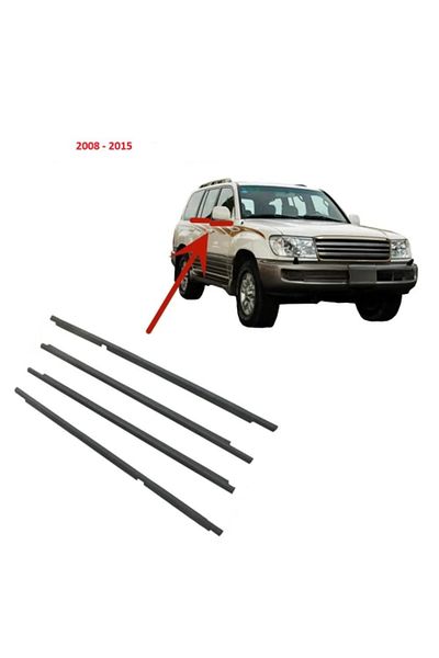 Toyota مساطر زجاج لاندكروزر 2008-2022 كروم