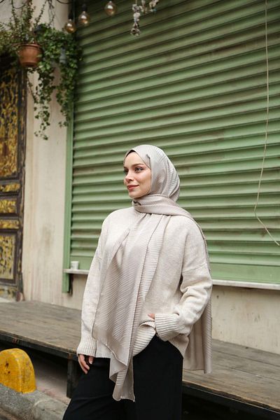Hint İpek Jacquard Shawl Jakav22-06