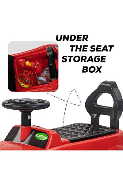 rexa Red Push-Along Ride-On Car