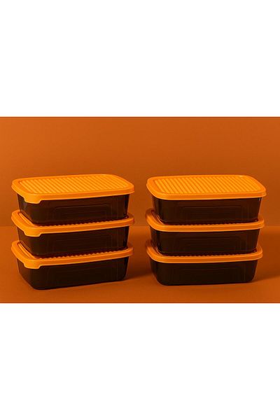 DOWRY STİL Set of 6 Storage Containers 600Cc