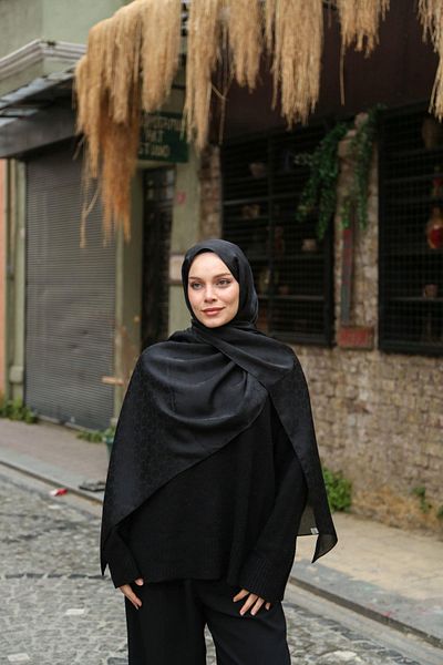 Hint İpek Şal Jacquard JAKAV23-01