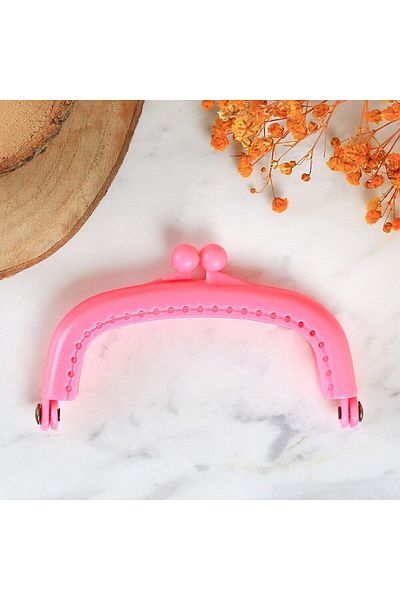 MBB ETİCARET Loren Plastic Wallet Clip-Pink