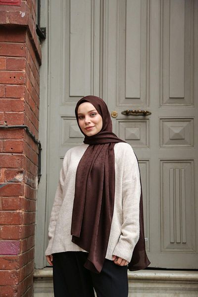 Hint İpek Jacquard Shawl Jakav23-04