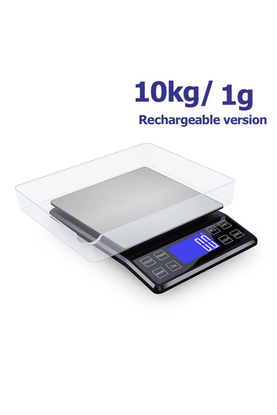 choice2 10kg rechargable High Precision Kitchen Scale 3kg/5kg/10kg 0.1g Household Food Coffee Balance Waterp