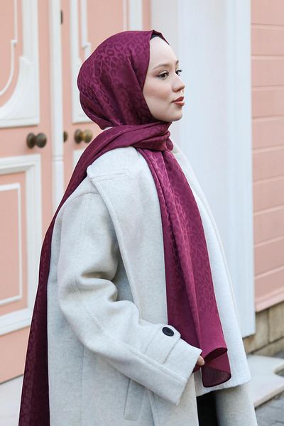 Hint İpek Jacquard Shawl Jakav17-08
