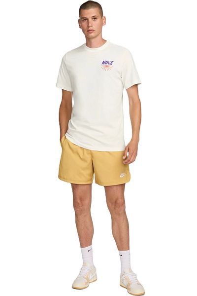 Nike Αθλητικά ρούχα HBR Open 1 T-Shirt Ανδρικό βαμβακερό μπλουζάκι σε λευκό χρώμα