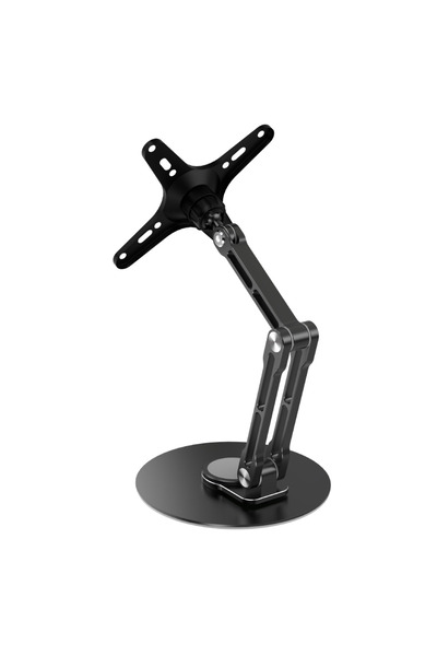 Choice3 VESA Black Monitor Foldable Arm Portable Monitor Pad Stand With 360 Rotation Tablet Support Displays